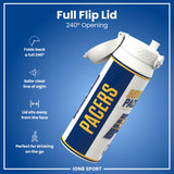 NBA x ION8, Insulated Steel Bottle, Indiana Pacers, 24oz