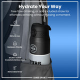 NBA x ION8, Insulated Steel Bottle, SA Spurs, 24oz