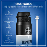 NBA x ION8, Insulated Steel Bottle, SA Spurs, 24oz