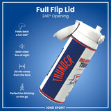 NBA x ION8, Insulated Steel Bottle, OK City Thunder, 24oz