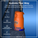 NBA x ION8, Insulated Steel Bottle, NY Knicks, 24oz