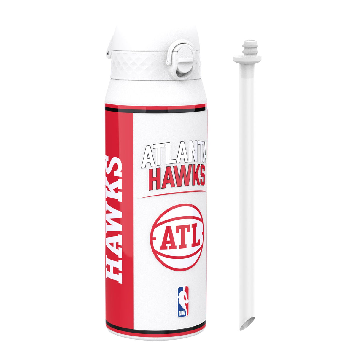 NBA x ION8, Insulated Steel Bottle, Atlanta Hawks, 24oz