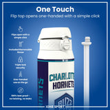 NBA x ION8, Insulated Steel Bottle, Charlotte Hornets, 24oz