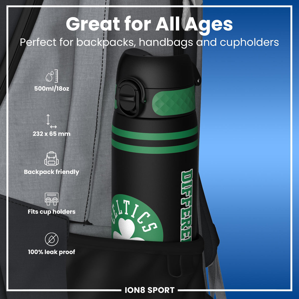 NBA x Ion8 Sports, Recyclon, Boston Celtics, 18oz