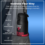 NBA x ION8, Insulated Steel Bottle, Chicago Bulls, 24oz