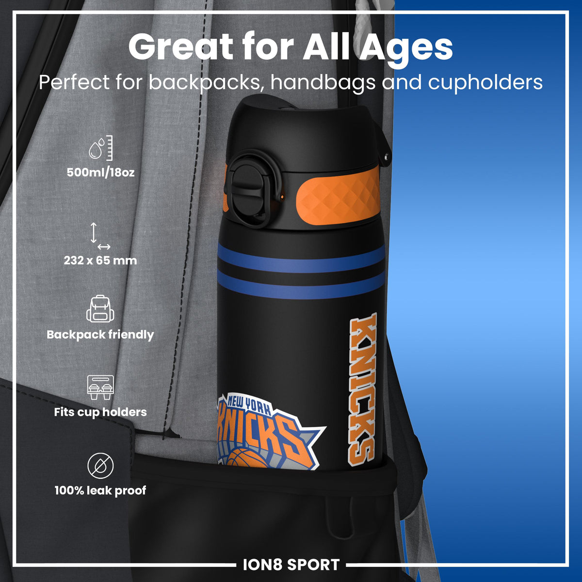 NBA x ION8, Recyclon, NY Knicks, 18oz