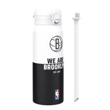 NBA x ION8, Insulated Steel Bottle, Brooklyn Nets, 24oz