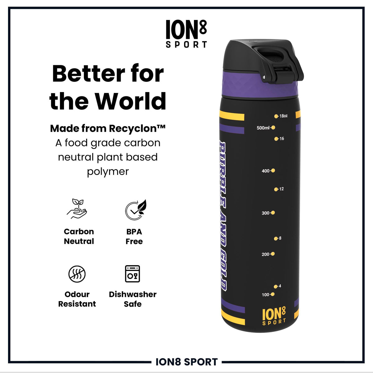 NBA x ION8, Recyclon, LA Lakers, 18oz