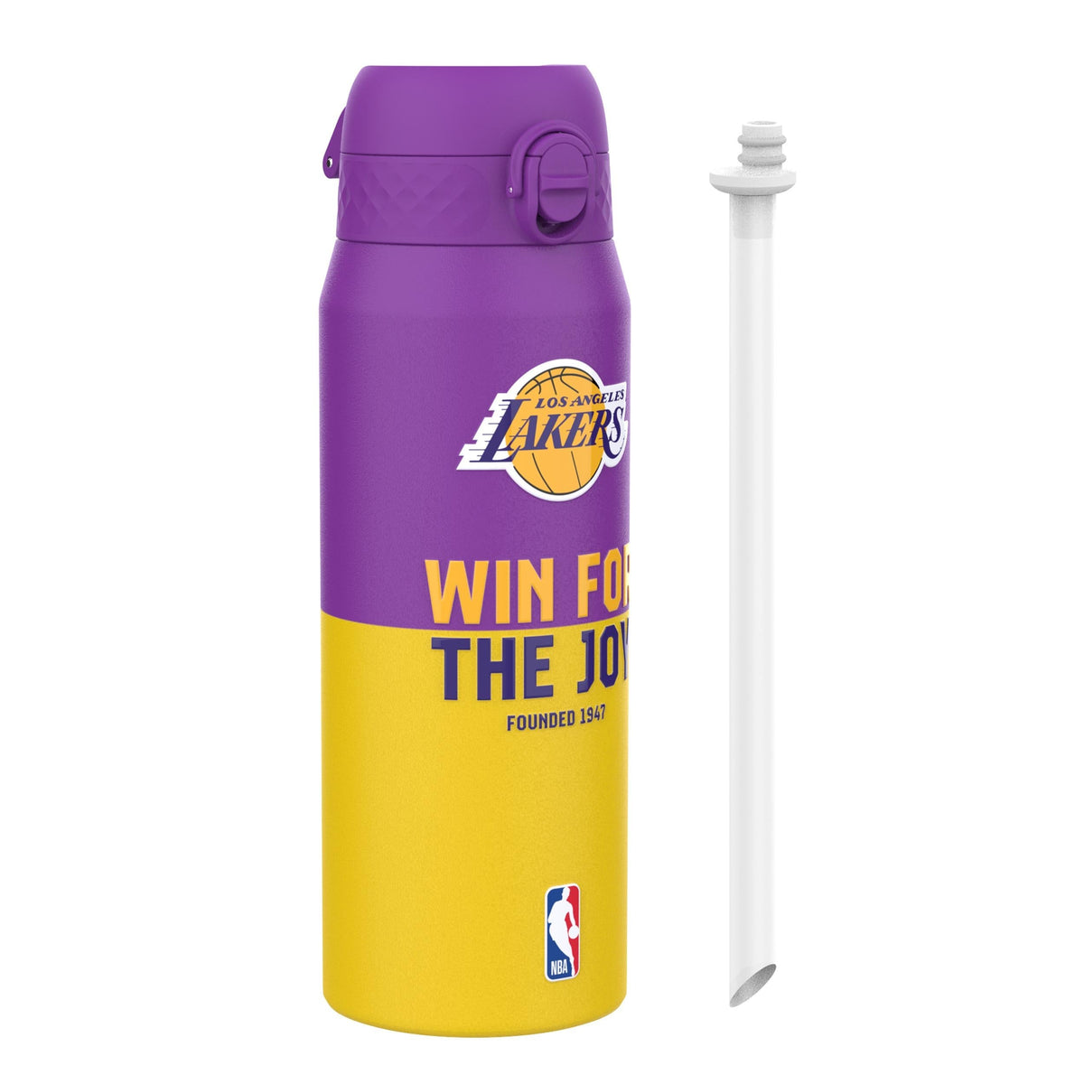 NBA x ION8, Insulated Steel Bottle, LA Lakers, 24oz