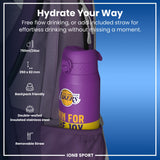 NBA x ION8, Insulated Steel Bottle, LA Lakers, 24oz
