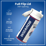 NBA x ION8, Insulated Steel Bottle, D.C Wizards, 24oz