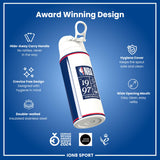 NBA x ION8, Insulated Steel Bottle, D.C Wizards, 24oz