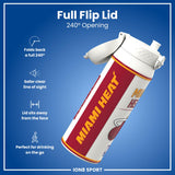 NBA x ION8, Insulated Steel Bottle, Miami Heat, 24oz