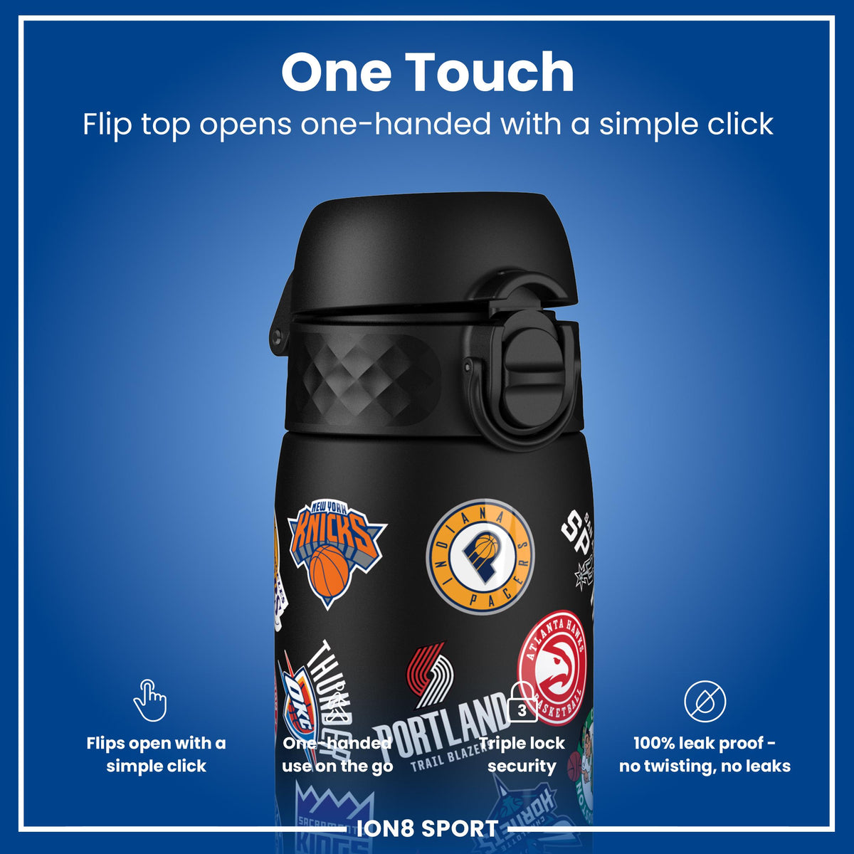NBA x Ion8 Sports, Recyclon, Multi Teams, 18oz