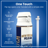NBA x ION8, Insulated Steel Bottle, NOLA Pelicans, 24oz