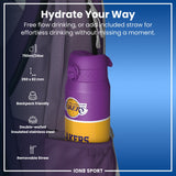 NBA x ION8, Insulated Steel Bottle, LA Lakers, 24oz