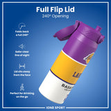 NBA x ION8, Insulated Steel Bottle, LA Lakers, 24oz