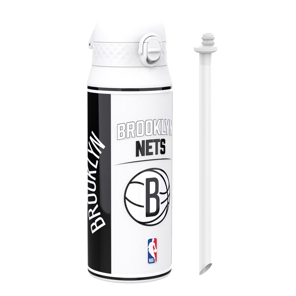 NBA x ION8, Insulated Steel Bottle, Brooklyn Nets, 24oz