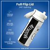NBA x ION8, Insulated Steel Bottle, Brooklyn Nets, 24oz