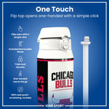 NBA x ION8, Insulated Steel Bottle, Chicago Bulls, 24oz