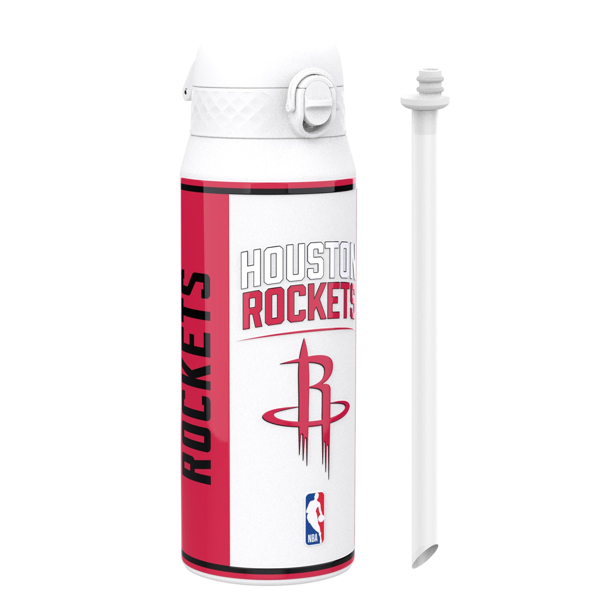 NBA x ION8, Insulated Steel Bottle, Houston Rockets, 24oz