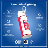 NBA x ION8, Insulated Steel Bottle, Houston Rockets, 24oz