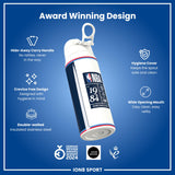 NBA x ION8, Insulated Steel Bottle, LA Clippers, 24oz