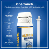 NBA x ION8, Insulated Steel Bottle, GS Warriors, 24oz