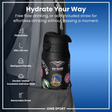 NBA x ION8, Insulated Steel Bottle, Multi Teams, 24oz