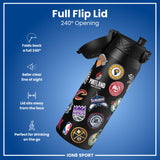NBA x ION8, Insulated Steel Bottle, Multi Teams, 24oz