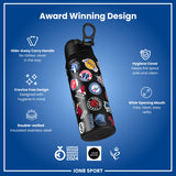 NBA x ION8, Insulated Steel Bottle, Multi Teams, 24oz