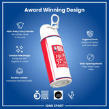 NBA x ION8, Insulated Steel Bottle, Detroit Pistons, 24oz