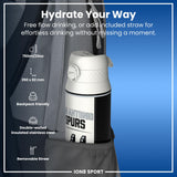 NBA x ION8, Insulated Steel Bottle, SA Spurs, 24oz
