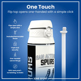 NBA x ION8, Insulated Steel Bottle, SA Spurs, 24oz