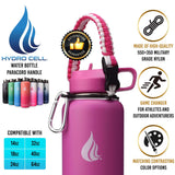 Fuchsia/White Paracord