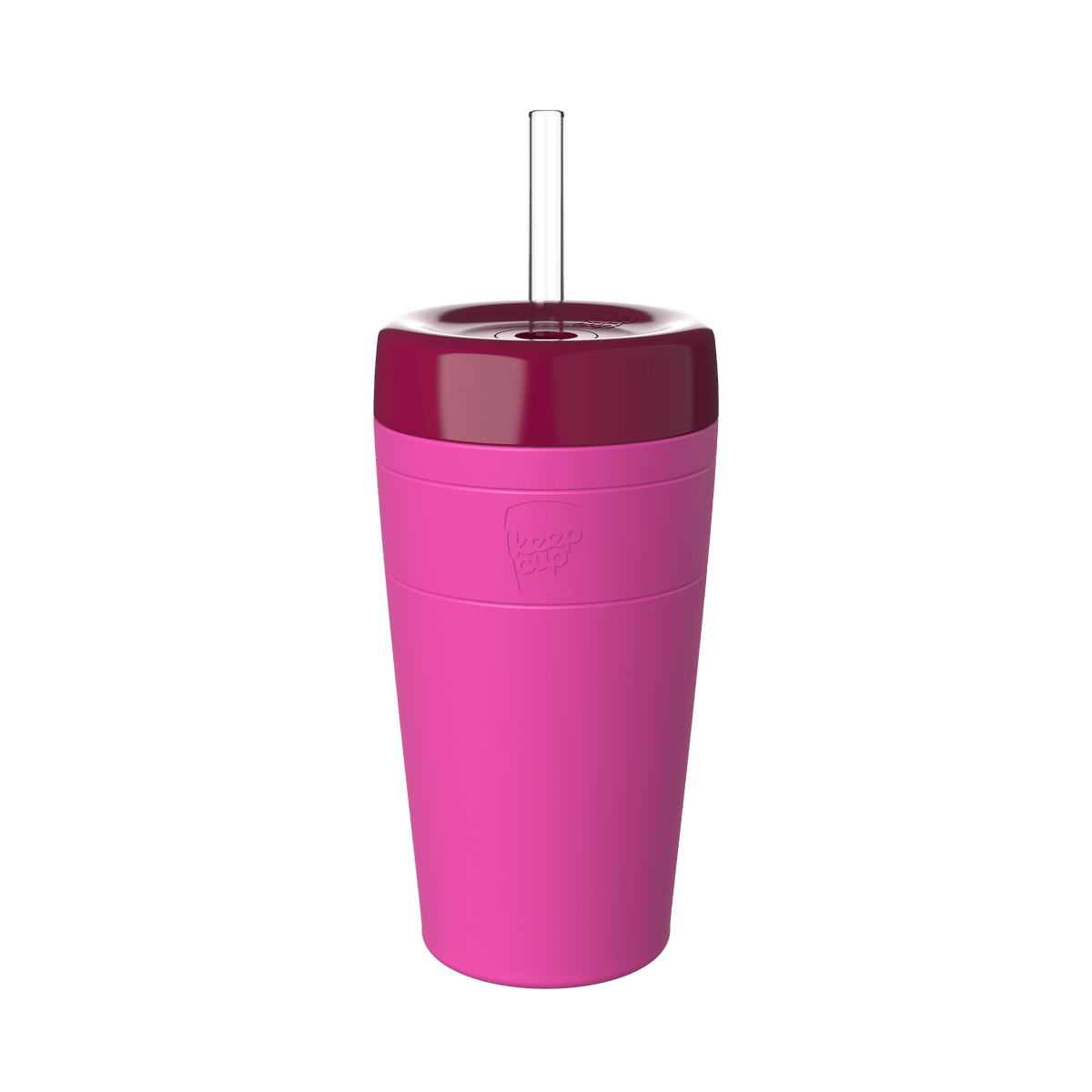 Commuter Cold Cup - 16oz | Fuchsia Burgundy (F)