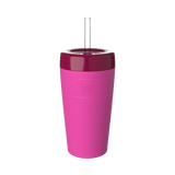 Commuter Cold Cup - 16oz | Fuchsia Burgundy (F)