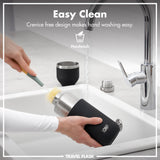 Luma Vacuum Insulated, Flask & Mug, Black, 24oz