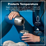 Luma Vacuum Insulated, Flask & Mug, Deep Teal, 24oz