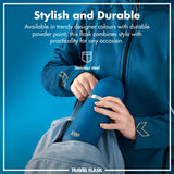 Luma Vacuum Insulated, Flask & Mug, Deep Teal, 24oz