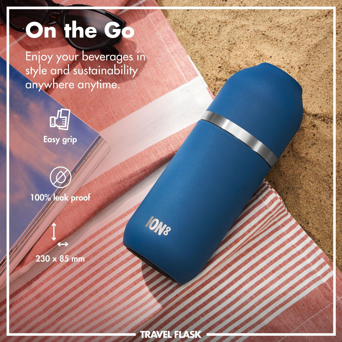 Luma Vacuum Insulated, Flask & Mug, Deep Teal, 24oz
