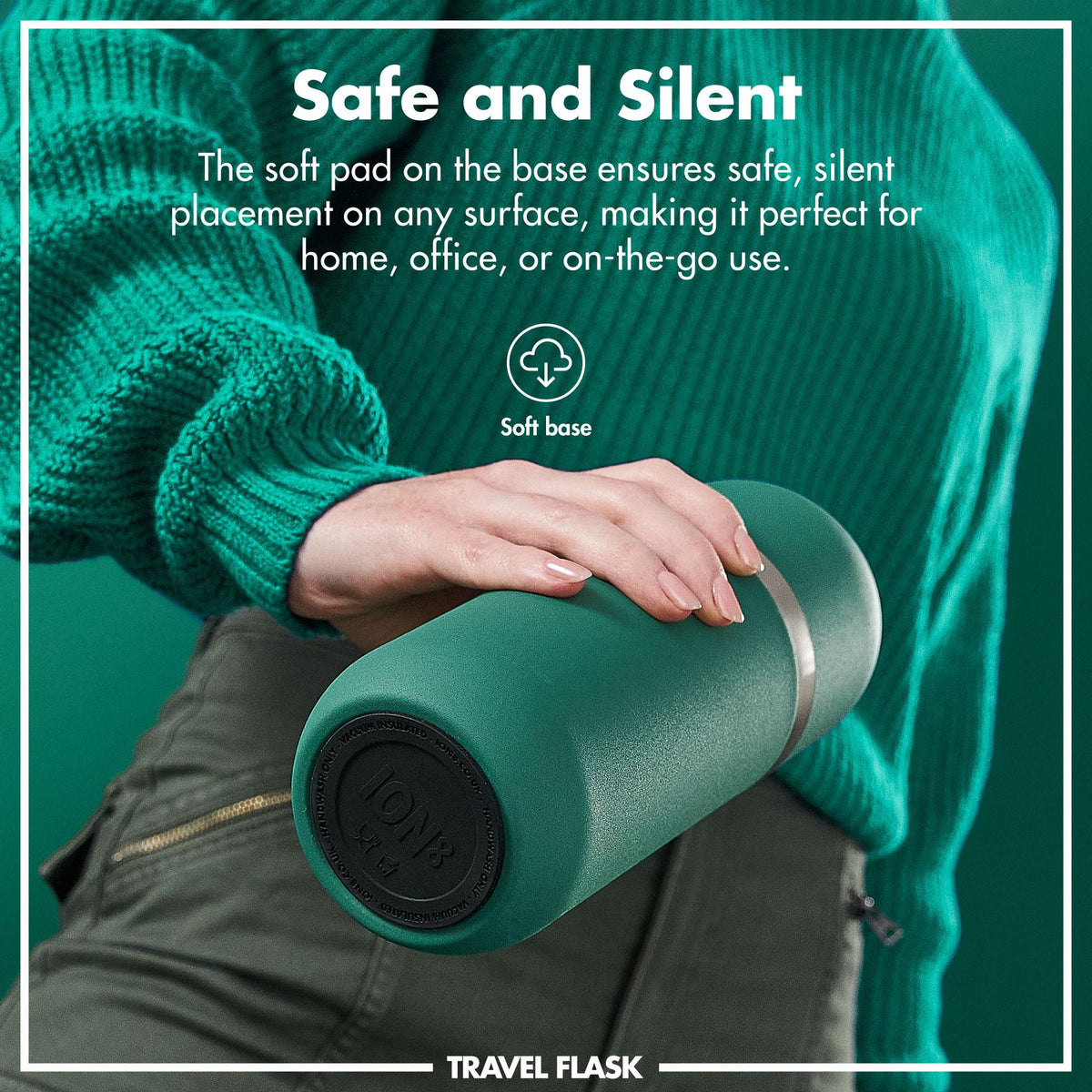 Luma Vacuum Insulated, Flask & Mug, Green, 24oz