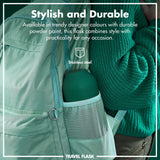 Luma Vacuum Insulated, Flask & Mug, Green, 24oz