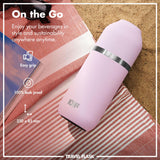 Luma Vacuum Insulated, Flask & Mug, Rose Quartz, 24oz