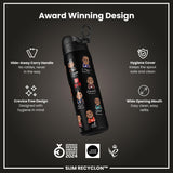 Leak Proof NFLPA Water Bottle, Recyclon, Wide Receivers, 18oz