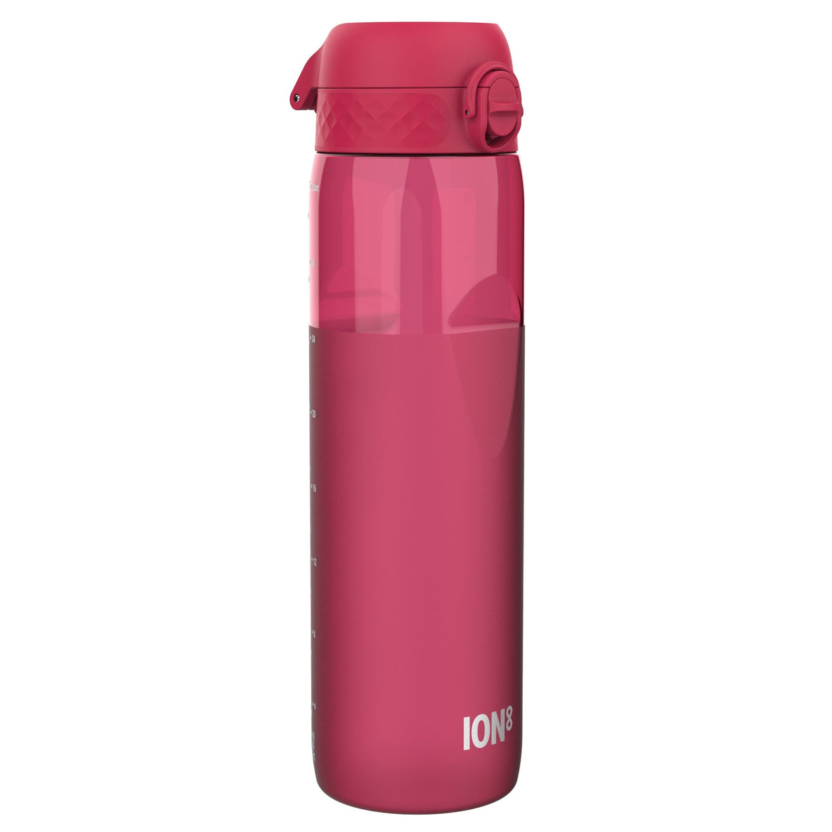 Leak Proof Water Bottle, Recyclon, Half-Cut, Magenta, 34oz