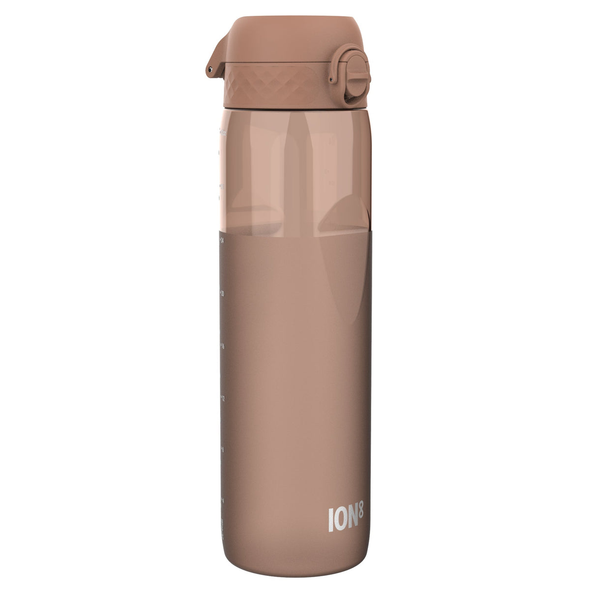 Leak Proof Water Bottle, Recyclon, Half-Cut, Mocha, 34oz