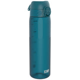 Leak Proof Slim Water Bottle, Recyclon, Half-Cut, Teal, 18oz