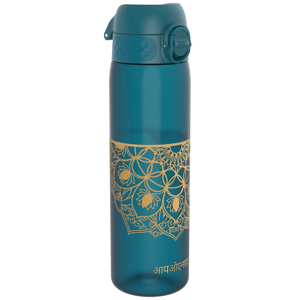 Leak Proof Slim Water Bottle, Recyclon, Half-Cut, Mandalas, 18oz