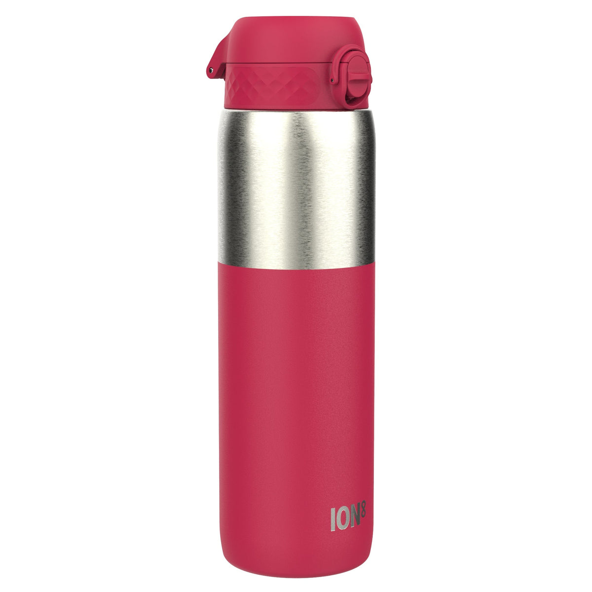 Leak Proof Thermal Water Bottle, Insulated, Half-Cut, Magenta, 31oz